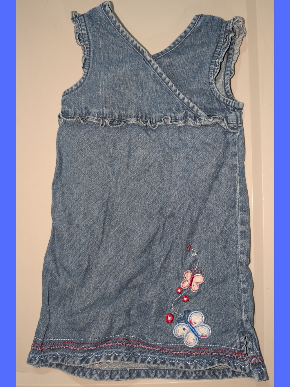 24m Denim Butterfly Dress